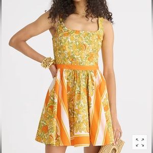 NOT4SALE: Want to Buy J.Crew Stefania Dress in Limone Scarf Print Dress